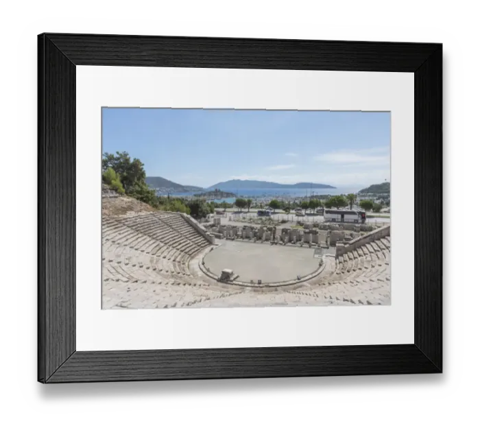 Framed Print : Bodrum ancient theater Framed Print : Bodrum ancient theater