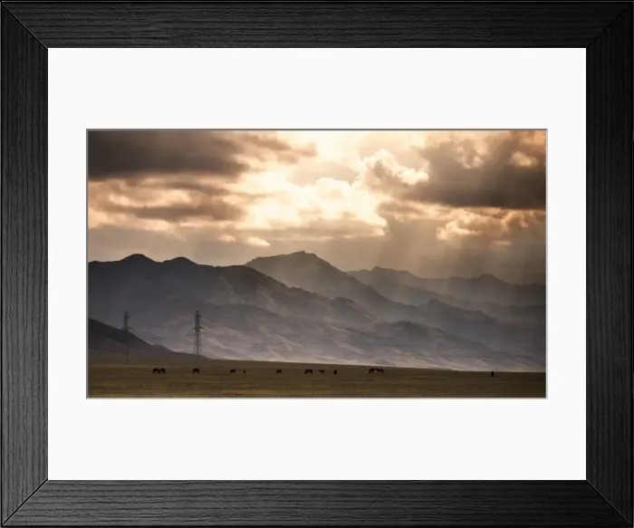 Framed Print : Kazakhstan in summer Framed Print : Kazakhstan in summer