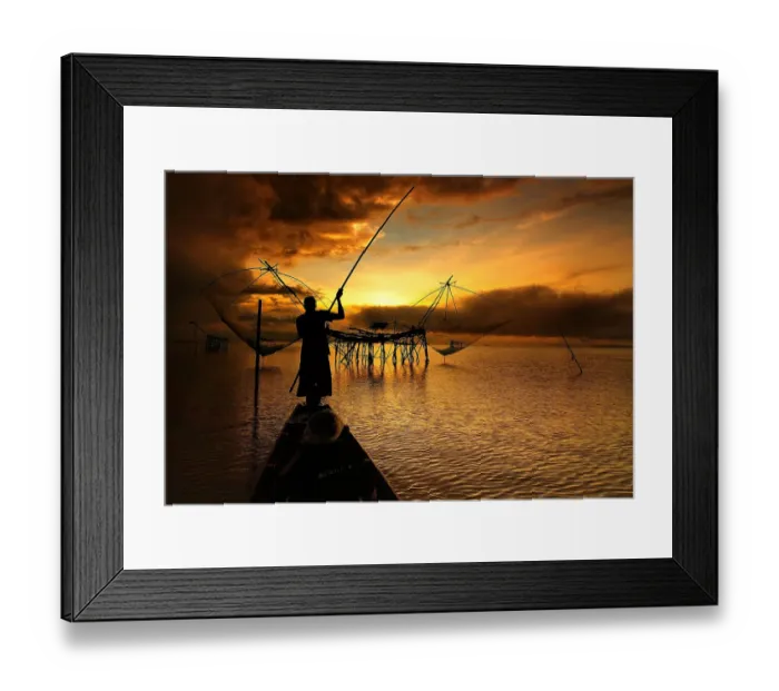 Framed Print : fisherman village in phang-nga Framed Print : fisherman village in phang-nga