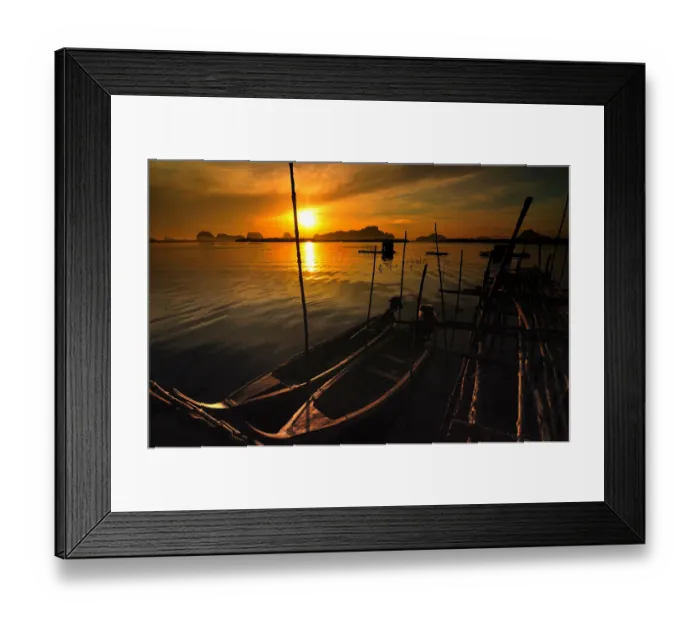 Framed Print : Baan Sam Chong Tai, Phang Nga Framed Print : Baan Sam Chong Tai, Phang Nga