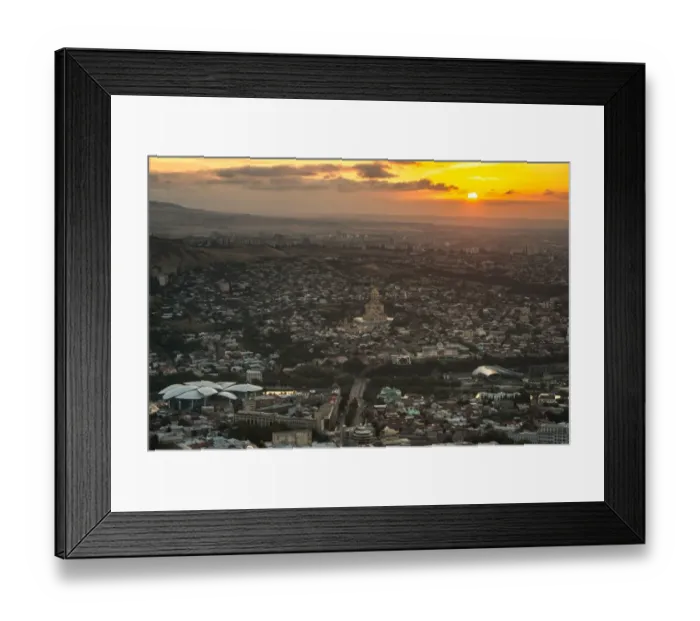 Framed Print : Sunrise at Tbilisi, Georgia Framed Print : Sunrise at Tbilisi, Georgia