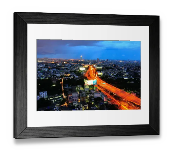 Framed Print : Expressway of bangkok