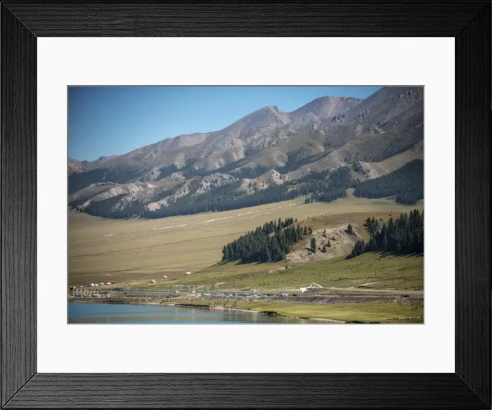 Framed Print : Sayram lake Framed Print : Sayram lake
