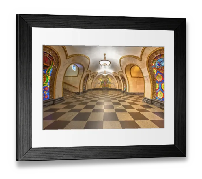 Framed Print : Novoslobodskaya Metro Station Framed Print : Novoslobodskaya Metro Station