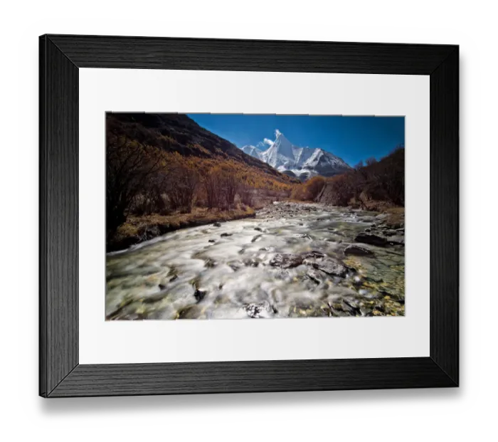 Framed Print : Yading Daochen