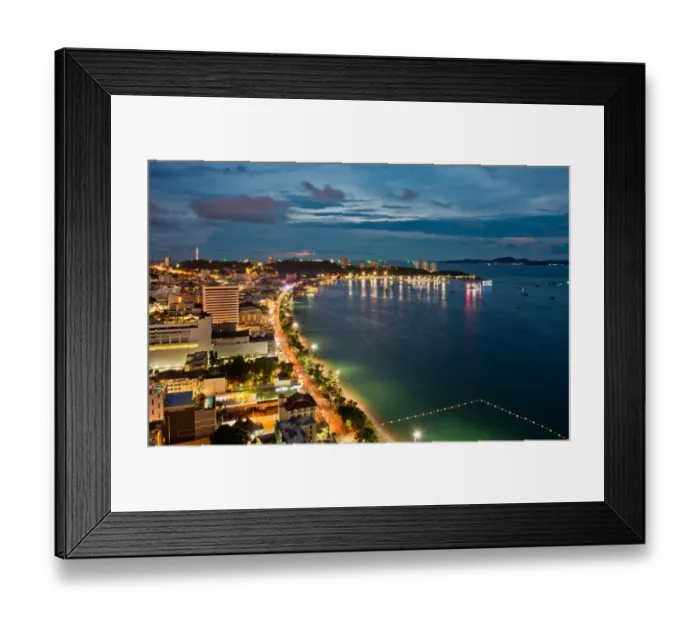 Framed Print : pattaya city Framed Print : pattaya city