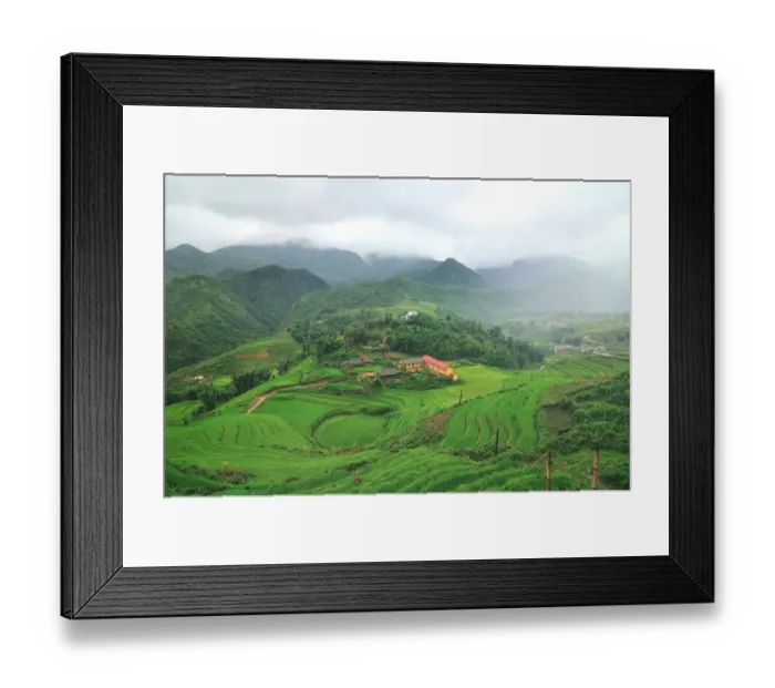Framed Print : Sapa landscape Framed Print : Sapa landscape