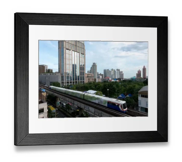 Framed Print : Sky train Framed Print : Sky train