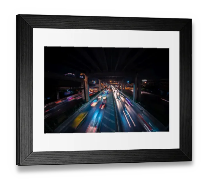 Framed Print : Expressway bangkok