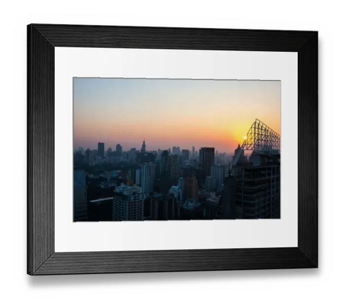 Framed Print : Bangkok city at sunset Framed Print : Bangkok city at sunset