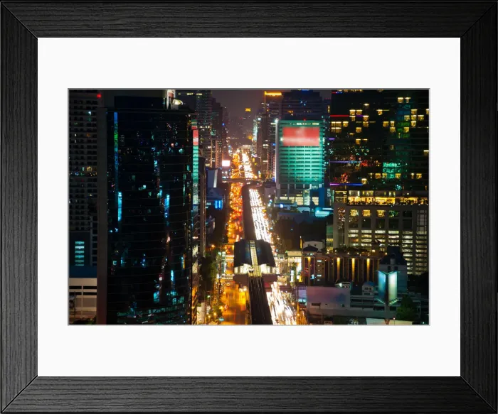 Framed Print : Traffic in city Framed Print : Traffic in city