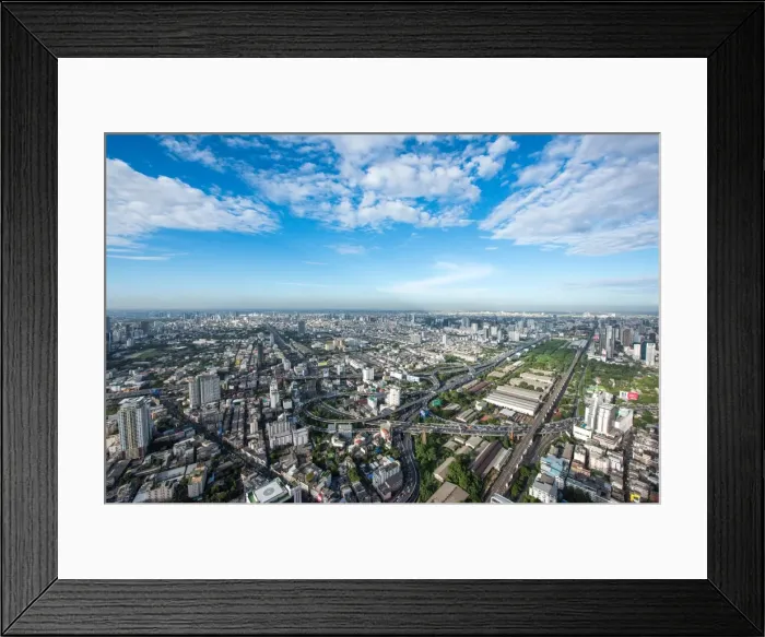 Framed Print : highway in bangkok