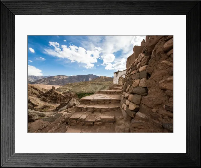 Framed Print : Basgo Monastery Framed Print : Basgo Monastery