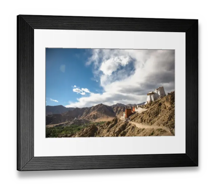 Framed Print : Namgyal Tsemo Monastery Framed Print : Namgyal Tsemo Monastery