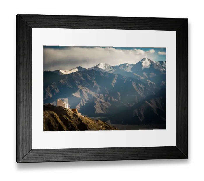 Framed Print : Namgyal Tsemo Monastery