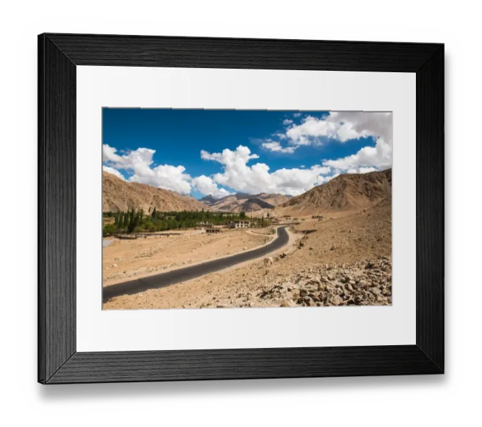 Framed Print : Road in ladakh Framed Print : Road in ladakh
