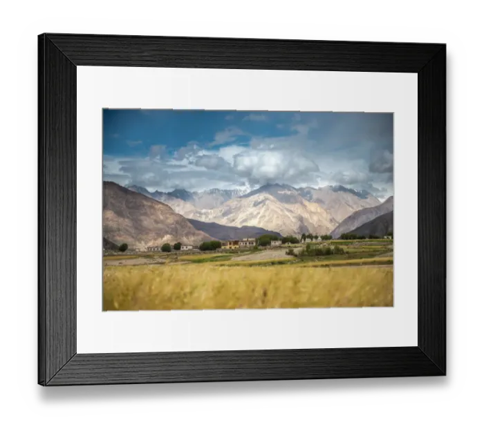 Framed Print : Landscape near Lamayuru Framed Print : Landscape near Lamayuru