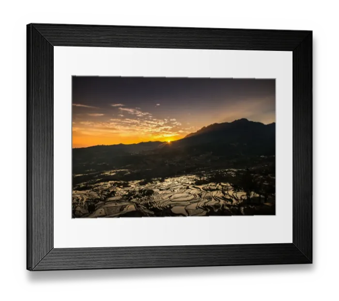 Framed Print : Yuanyang rice terraces Framed Print : Yuanyang rice terraces