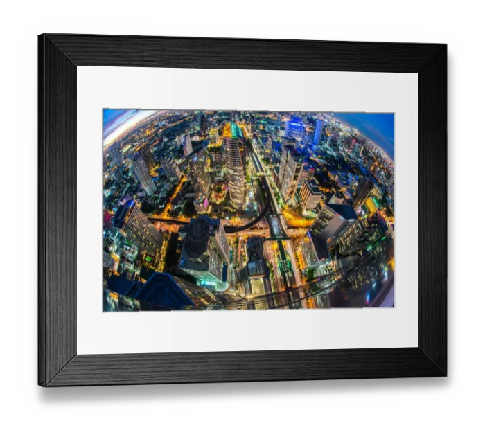 Framed Print : Bangkok skyline Framed Print : Bangkok skyline