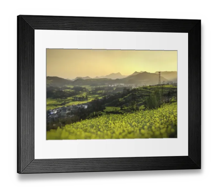 Framed Print : Luoping Yunnan