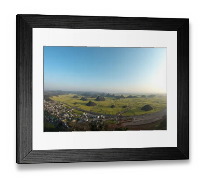 Framed Print : Luoping yunnan panorama