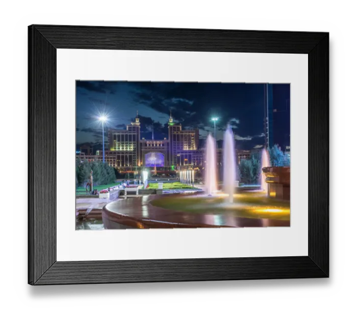 Framed Print : Astana night Framed Print : Astana night