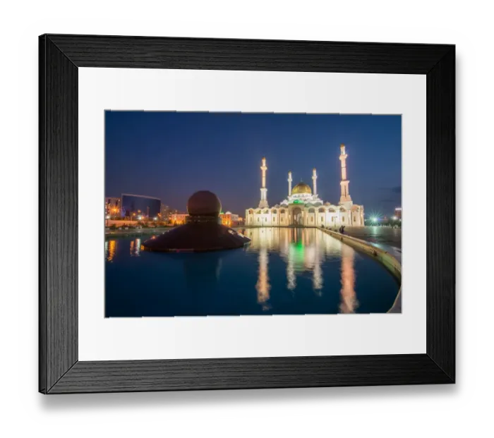 Framed Print : Nur Astana Mosque, Astana, Kazakhstan Framed Print : Nur Astana Mosque, Astana, Kazakhstan