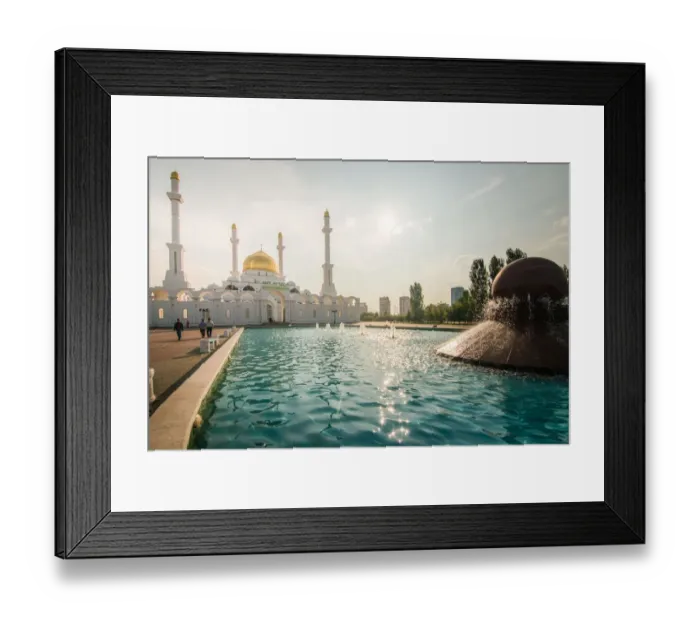 Framed Print : Nur Astana Mosque, Astana, Kazakhstan Framed Print : Nur Astana Mosque, Astana, Kazakhstan