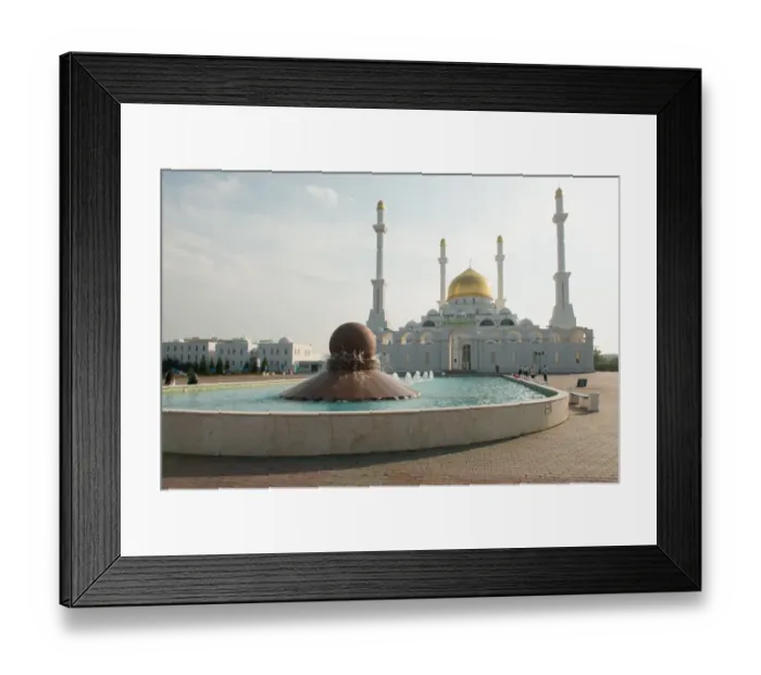 Framed Print : Nur Astana Mosque, Astana, Kazakhstan Framed Print : Nur Astana Mosque, Astana, Kazakhstan