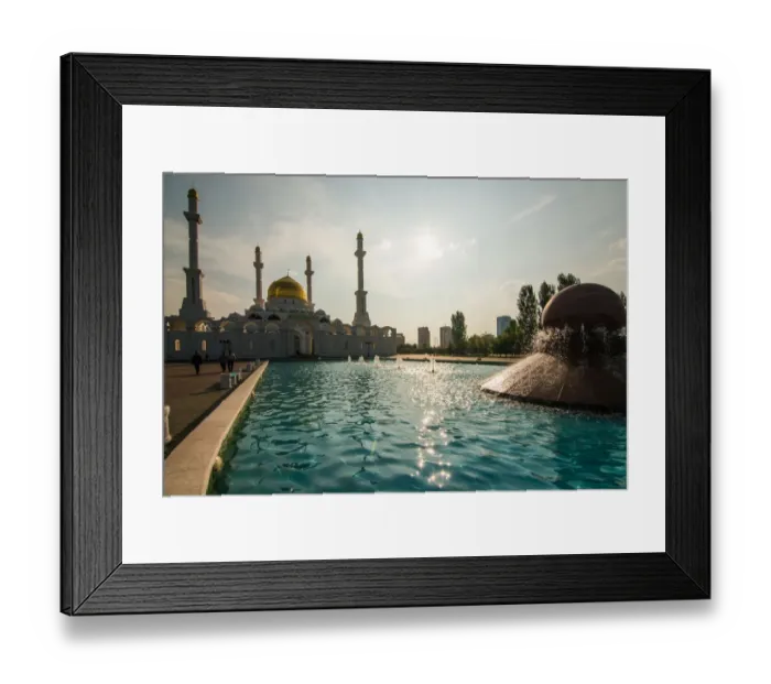 Framed Print : Nur Astana Mosque, Astana, Kazakhstan Framed Print : Nur Astana Mosque, Astana, Kazakhstan
