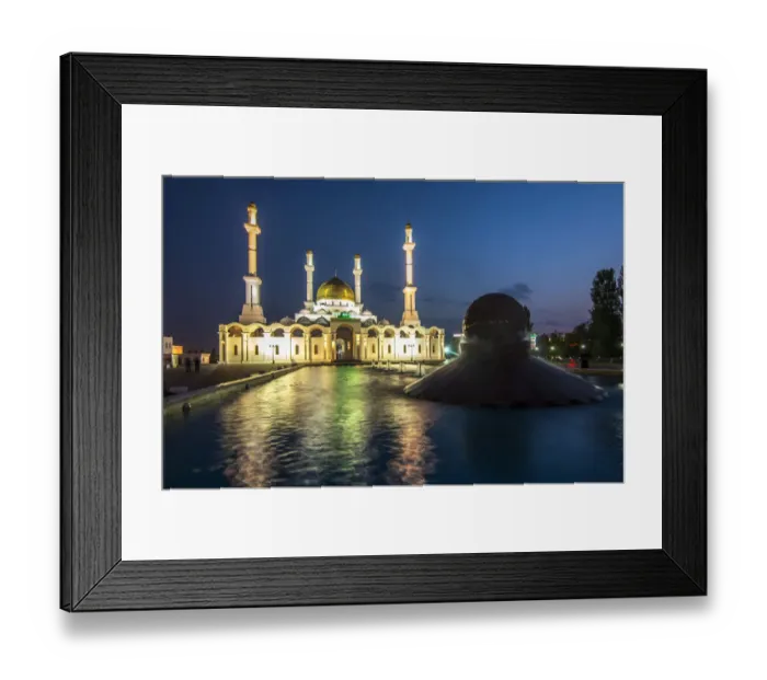 Framed Print : Nur Astana Mosque, Astana, Kazakhstan