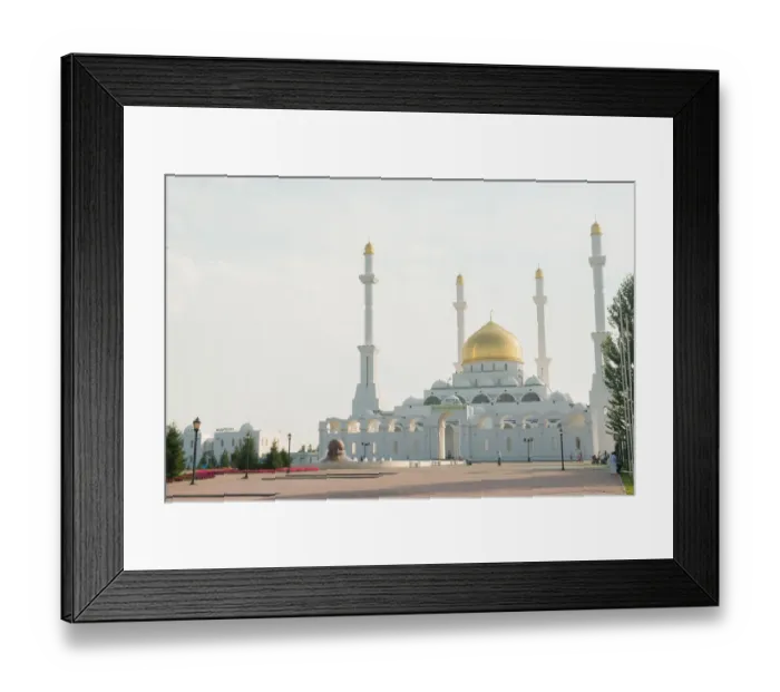 Framed Print : Nur Astana Mosque, Astana, Kazakhstan Framed Print : Nur Astana Mosque, Astana, Kazakhstan