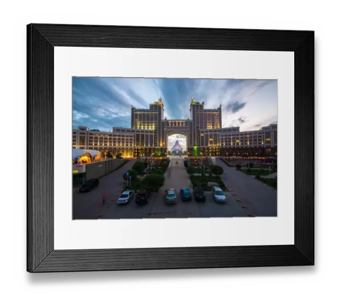 Framed Print : KazMunayGas building, Astana Framed Print : KazMunayGas building, Astana