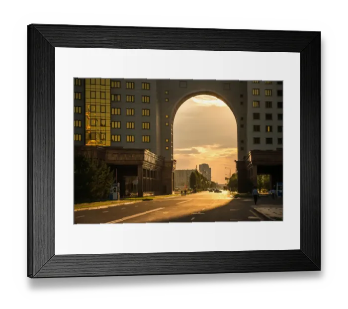 Framed Print : KazMunayGas building, Astana Framed Print : KazMunayGas building, Astana