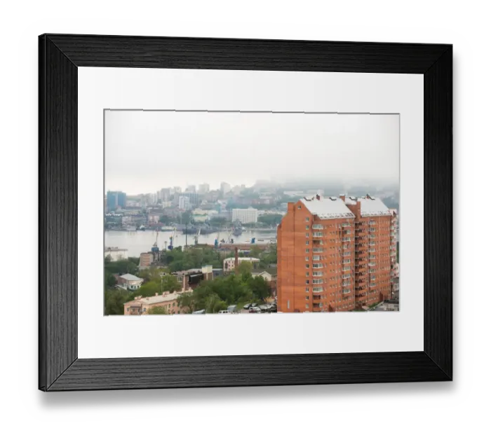 Framed Print : Vladivostok cityscape Framed Print : Vladivostok cityscape