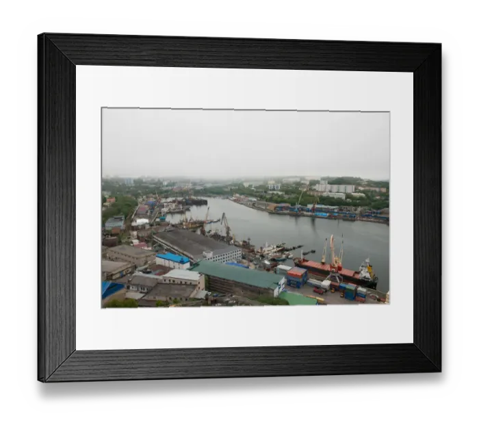Framed Print : Vladivostok cityscape Framed Print : Vladivostok cityscape