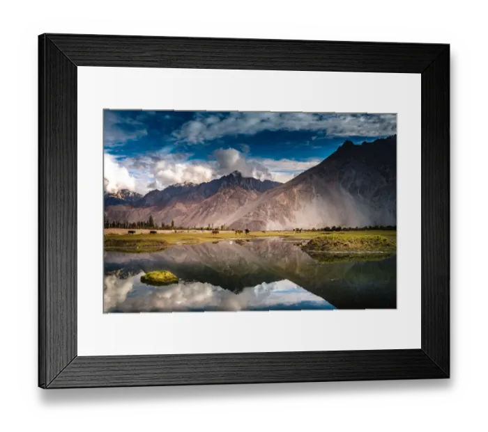 Framed Print : Reflection lake