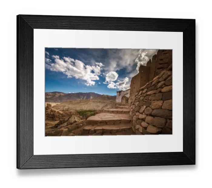 Framed Print : Basgo Monastery Framed Print : Basgo Monastery