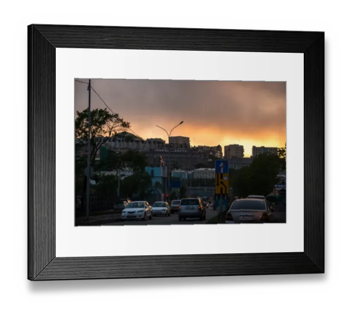 Framed Print : Vladivostok cityscape Framed Print : Vladivostok cityscape