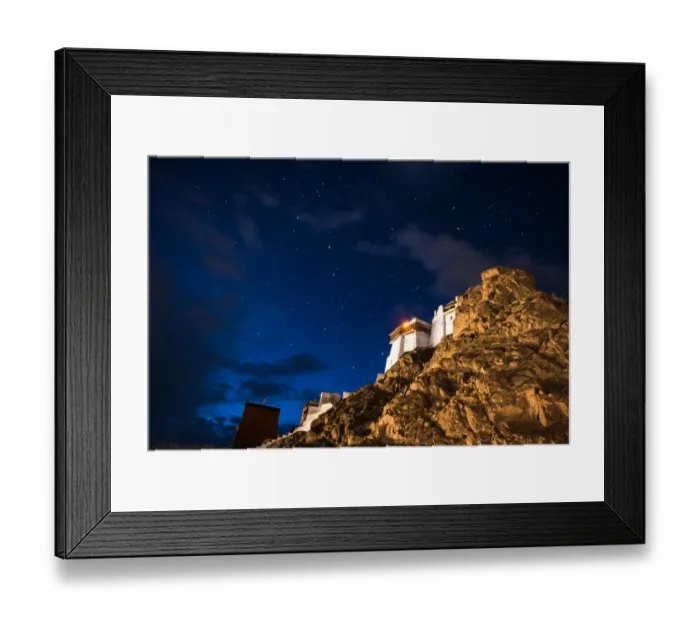 Framed Print : Namgyal Tsemo Monastery