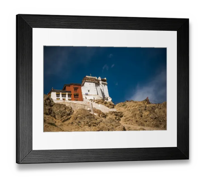Framed Print : Namgyal Tsemo Monastery Framed Print : Namgyal Tsemo Monastery
