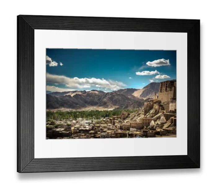 Framed Print : Leh ladakh city Framed Print : Leh ladakh city