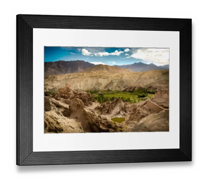 Framed Print : Basgo Monastery Framed Print : Basgo Monastery