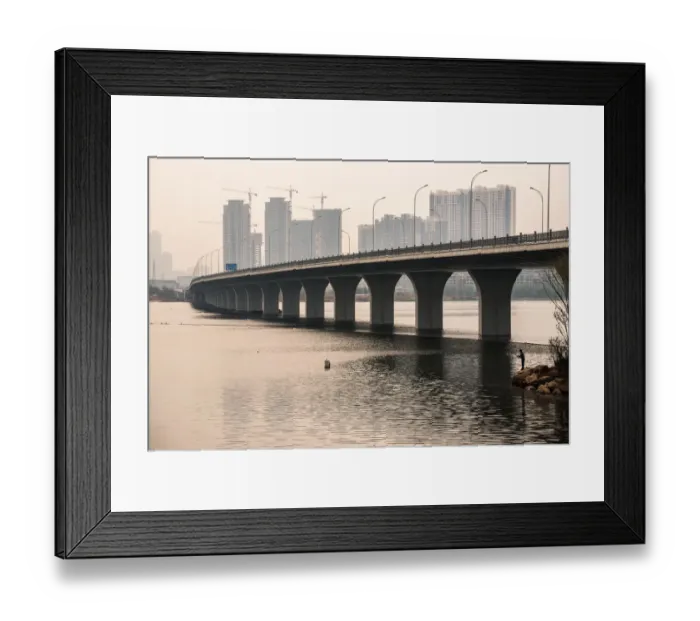 Framed Print : Wuhan yangtze river bridge at hubei province Framed Print : Wuhan yangtze river bridge at hubei province