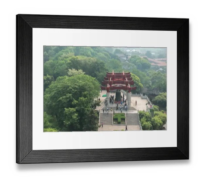 Framed Print : Yellow crane tower Framed Print : Yellow crane tower