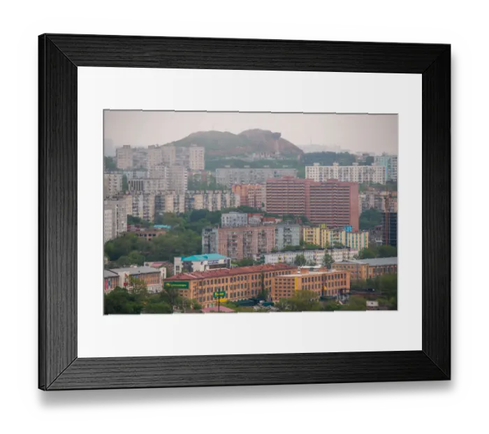 Framed Print : russian port Vladivostok Framed Print : russian port Vladivostok