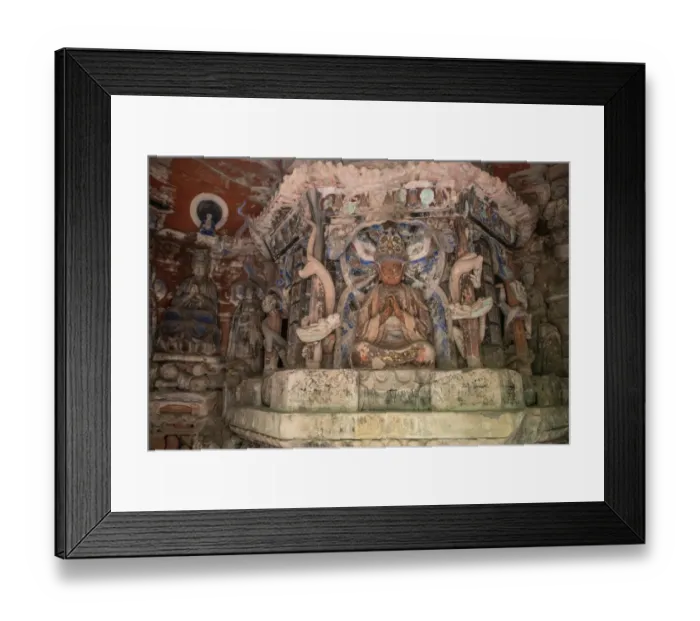 Framed Print : Dazu Caves, China Framed Print : Dazu Caves, China