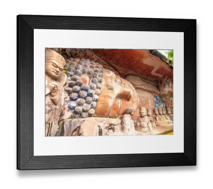Framed Print : Dazu Caves, China Framed Print : Dazu Caves, China