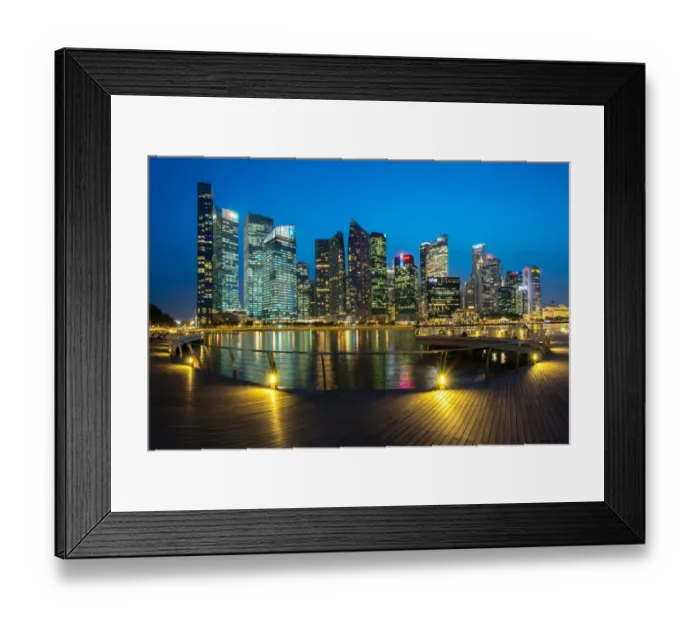 Framed Print : Singapore skyline