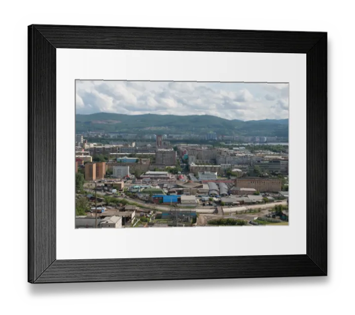 Framed Print : Almaty, made from the top of the mountain Framed Print : Almaty, made from the top of the mountain